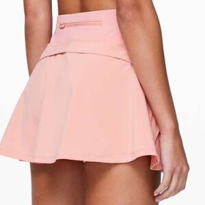 ❤️LULULEMON PLAY OFF THE PLEATS SKIRT/SKORT-PEACH PINK-10-PHONE POCKETS❤️
